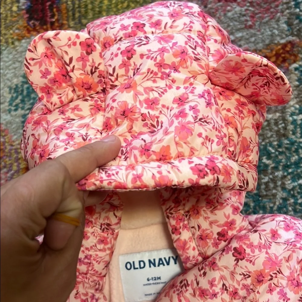 Old Navy Pink Floral Baby Jacket